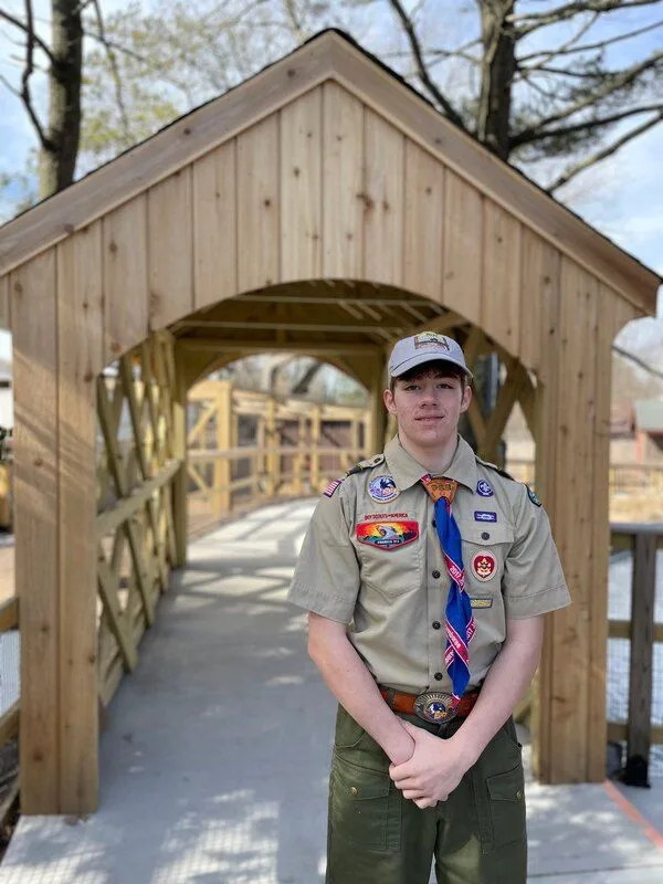 Eagle Scout Project Bridges a Gap in the New England Farmyard at Connecticut's Beardsley Zoo